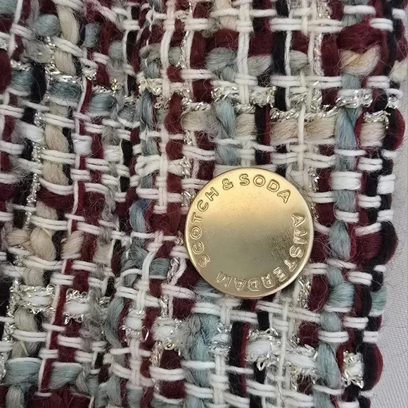 Glitter tweed shirt jacket - Picture 8 of 10